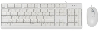 Клавиатура + мышь Rapoo X130PRO White 234364