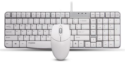 Клавиатура + мышь Rapoo X1820 White 234366