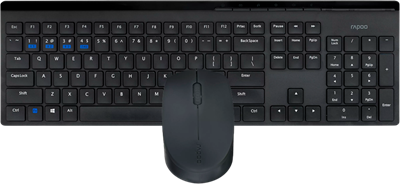 Клавиатура + мышь Rapoo 8110M Black 234373