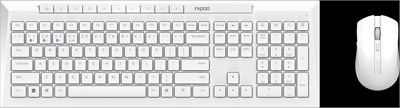 Клавиатура + мышь Rapoo 8210M White 234376