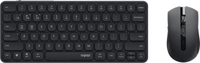Клавиатура + мышь Rapoo 9050S Dark Grey 234379