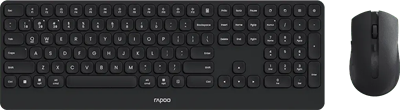 Клавиатура + мышь Rapoo 9510M Black 234381
