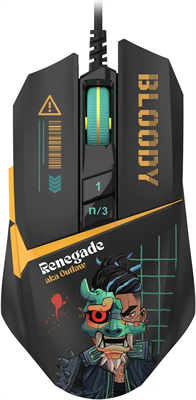 Мышь Bloody W63 Max Renegade Black 235800