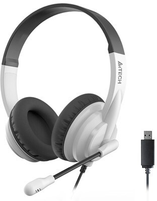 Гарнитура A4Tech HU-10 Black/White 236272