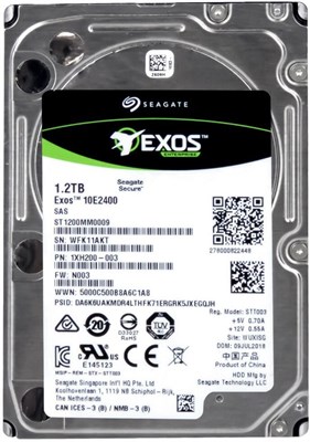 Жёсткий диск 1.2TB SAS Seagate Exos 10E2400 (ST1200MM0009) 237956