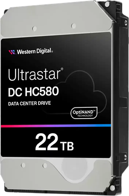 Жёсткий диск 22TB SATA-III WD Ultrastar DC HC580 (WUH722422ALE604) 238034