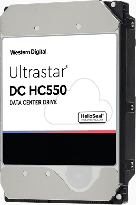 Жёсткий диск 16TB SAS  WD Ultrastar HC550 (0F38357/0F38361) 238036