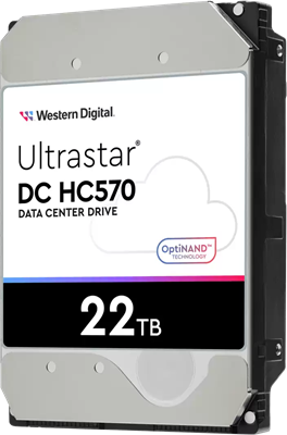 Жёсткий диск 22TB SAS WD Ultrastar DC HC570 (0F48052) 238042