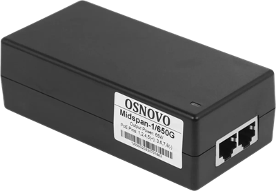 PoE инжектор Osnovo Midspan-1/650G 239397