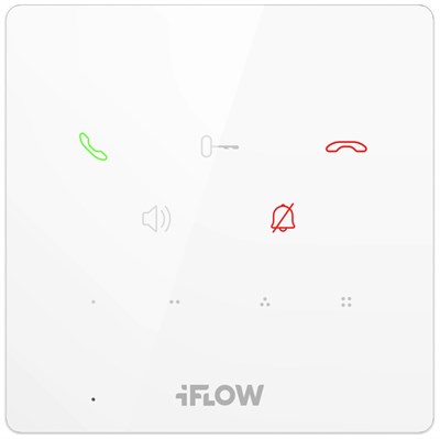 Видеодомофон iFLOW F-VI-3301IPE1 White 240303