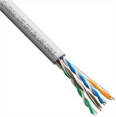 Бухта ExeGate UTP4-C5e-CCA-S24-IN-PVC-GY-100 (EX301085RUS), 100м 241749