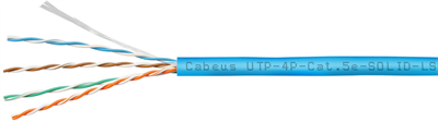 Бухта Cabeus UTP-4P-Cat.5e-SOLID-LSZH-BL-20, 20м 241753