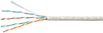 Бухта Cabeus UTP-4P-Cat.5e-SOLID-LSLTx-GY-20, 20м 241767