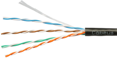 Бухта Cabeus UTP-4P-Cat.5e-SOLID-BK-50, 50м 241831