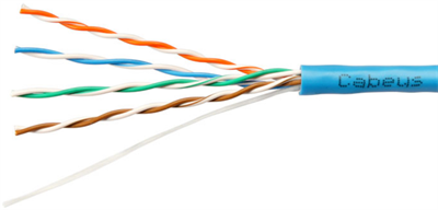 Бухта Cabeus UTP-4P-Cat.5e-SOLID-BL-50, 50м 241832