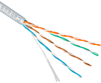 Бухта Cabeus UTP-4P-Cat.5e-SOLID-LSZH-GY-50, 50м 241845