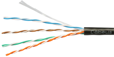 Бухта Cabeus UTP-4P-Cat.5e-SOLID-OUT-LSZH-UV-50, 50м 241849