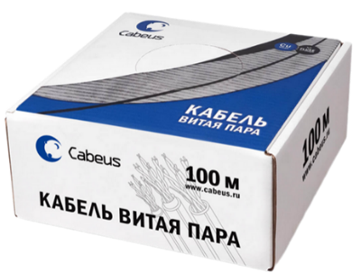 Бухта Cabeus UTP-4P-Cat.5e-SOLID-LSZH-100, 100м 241959
