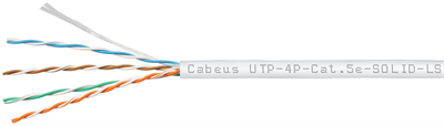Бухта Cabeus UTP-4P-Cat.5e-SOLID-LSZH-WH-100, 100м 241968