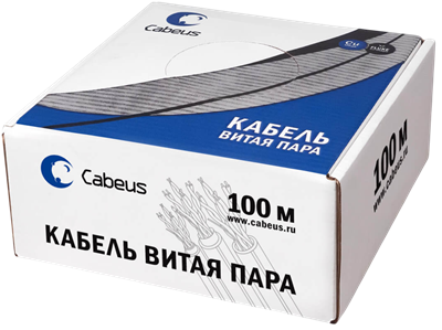 Бухта Cabeus UTP-4P-Cat.6-SOLID-OUT-LSZH-UV-100, 100м 242026
