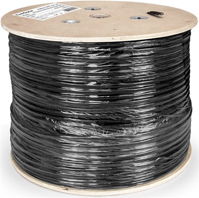 Бухта ExeGate UTP4-C5e-CU-S24-SW-OUT-PE-BK-305, 305м 242095