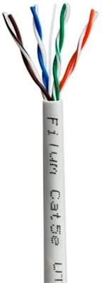Бухта Filum FL-PF-5E-UUTP4-24AWG-LSZH-305-GY, 305м 242145