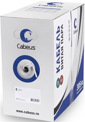 Бухта Cabeus UTP-4P-Cat.5e-SOLID-LSZH-GY-LIGHT, 305м 242160