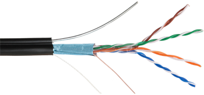 Бухта NETLAN EC-UF004-5E-PE-SW-BK, 305м 242174