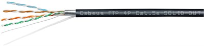 Бухта Cabeus FTP-4P-Cat.5e-SOLID-OUT-PE-UV, 305м 242249