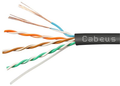 Бухта Cabeus UTP-4P-Cat.5e-PATCH-BK, 305м 242290