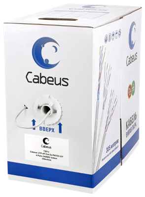 Бухта Cabeus UTP-4P-Cat.5e-PATCH-GY, 305м 242293