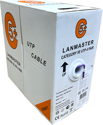 Бухта Lanmaster LAN-5EUTP-HFLT-WH, 305м 242307