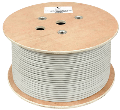 Бухта Cabeus UTP-4P-Cat.6a-SOLID-PVC-GY, 305м 242374
