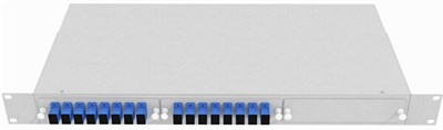 Оптический кросс TopLAN КРС-Top-1U-16SC/U-OS2-GY 242666