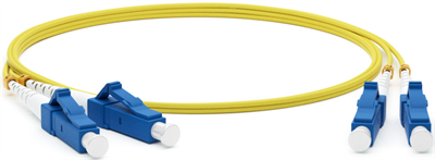Патч-корд Hyperline FC-D2-9-LC/ULLUR-LC/ULLUR-H-5M-LSZH-YL, 5м 242731