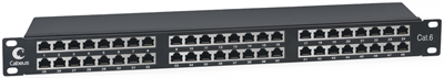 Патч-панель Cabeus PLHD-48-Cat.6-SH-Dual IDC-1U 242751