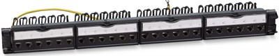 Патч-панель Cabeus PL-24-KJ-RJ45-Cat.6a-SH-180T 242784