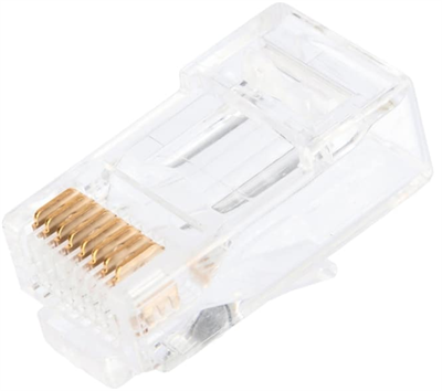Коннектор RJ-45 NIKOMAX NMC-RJ88RZ50UE1-RD-100, 100 шт. 242860