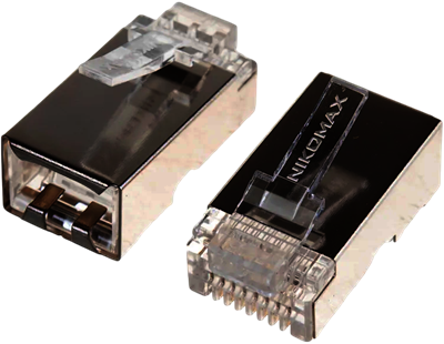 Коннектор RJ-45 NIKOMAX NMC-RJ88RZ50SD1-BK-100, 100 шт. 242872