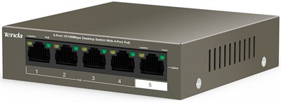 Коммутатор (свитч) Tenda TEF1105P-4-38W 243095