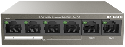 Коммутатор (свитч) IP-COM F1106P-4-63W 243099