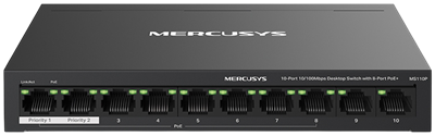 Коммутатор (свитч) Mercusys MS110P 243102