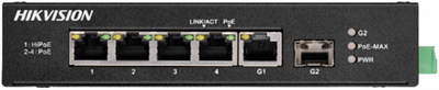 Коммутатор (свитч) Hikvision DS-3T0306HP-E/HS 243195