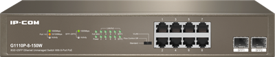Коммутатор (свитч) IP-COM G1110P-8-150W 243274
