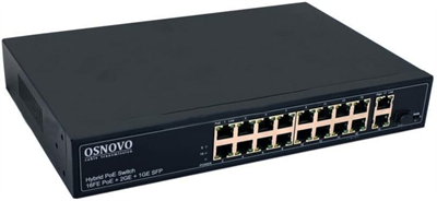 Коммутатор (свитч) Osnovo SW-61621 (300W) 243372