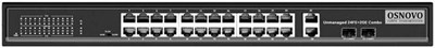 Коммутатор (свитч) Osnovo SW-62422(400W) 243401