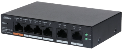 Коммутатор (свитч) Dahua DH-CS4006-4ET-60 243444