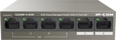 Коммутатор (свитч) IP-COM G2206P-4-63W 243446