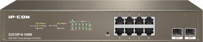 Коммутатор (свитч) IP-COM G3310P-8-150W 243491