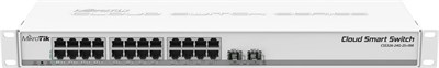 Коммутатор (свитч) MikroTik CSS326-24G-2S+RM 243539